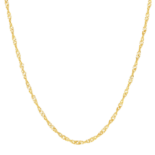 CORRENTE SINGAPURA - 45CM - OURO