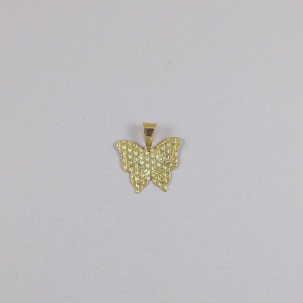 PINGENTE DE BORBOLETA DETALHADA - OURO