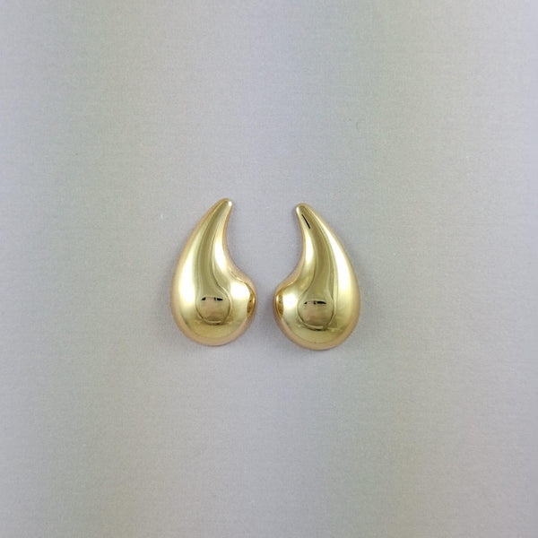BRINCO VIRGULA LISA M - OURO
